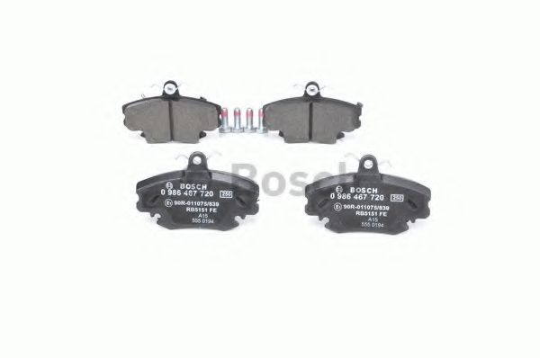 BOSCH - 0 986 467 720 - Комплект тормозных колодок, дисковый тормоз (Тормозная система)