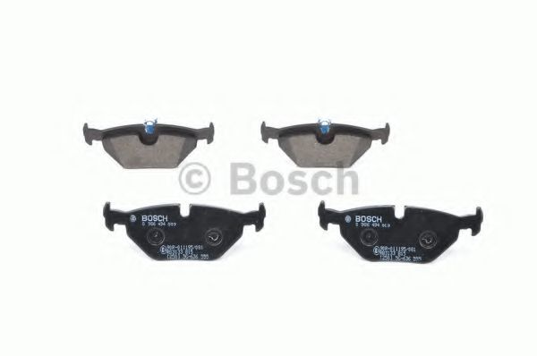 BOSCH - 0 986 494 009 - Комплект тормозных колодок, дисковый тормоз (Тормозная система)