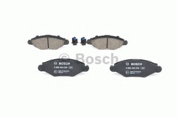 BOSCH - 0 986 494 039 - Комплект тормозных колодок, дисковый тормоз (Тормозная система)