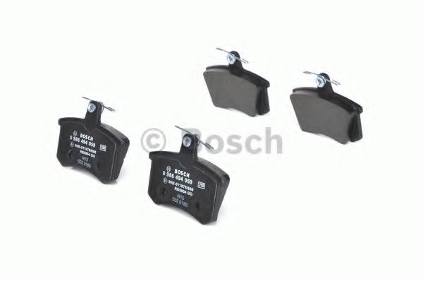 BOSCH - 0 986 494 059 - Комплект тормозных колодок, дисковый тормоз (Тормозная система)