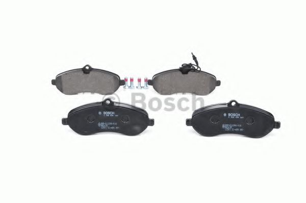 BOSCH - 0 986 494 163 - Комплект тормозных колодок, дисковый тормоз (Тормозная система)