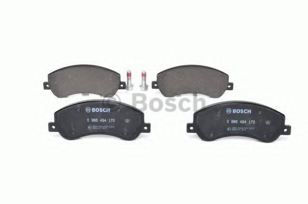 BOSCH - 0 986 494 170 - Комплект тормозных колодок, дисковый тормоз (Тормозная система)