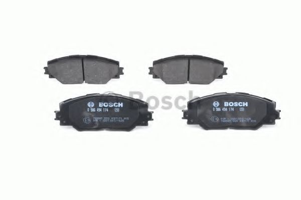 BOSCH - 0 986 494 174 - Комплект тормозных колодок, дисковый тормоз (Тормозная система)