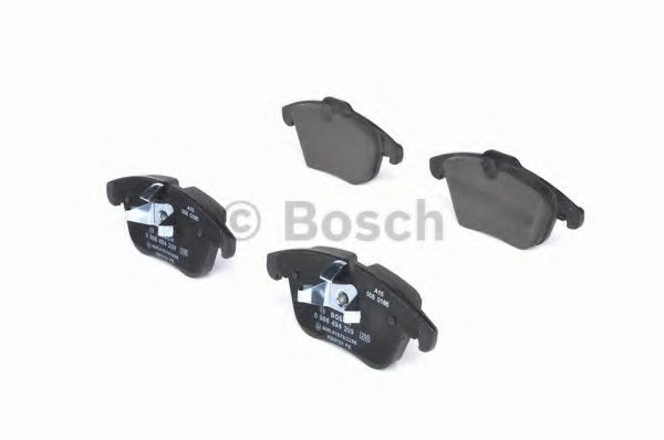 BOSCH - 0 986 494 209 - Комплект тормозных колодок, дисковый тормоз (Тормозная система)