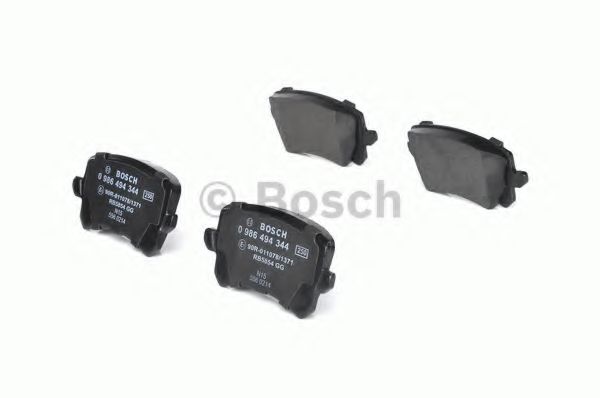 BOSCH - 0 986 494 344 - Комплект тормозных колодок, дисковый тормоз (Тормозная система)