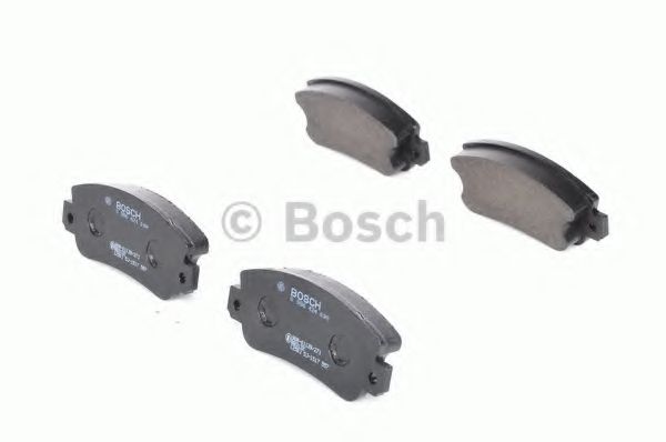 BOSCH - 0 986 424 098 - Комплект тормозных колодок, дисковый тормоз (Тормозная система)