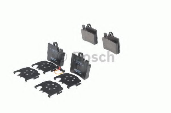 BOSCH - 0 986 424 830 - Комплект тормозных колодок, дисковый тормоз (Тормозная система)