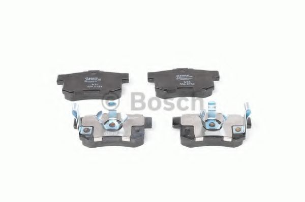 BOSCH - 0 986 494 233 - Комплект тормозных колодок, дисковый тормоз (Тормозная система)