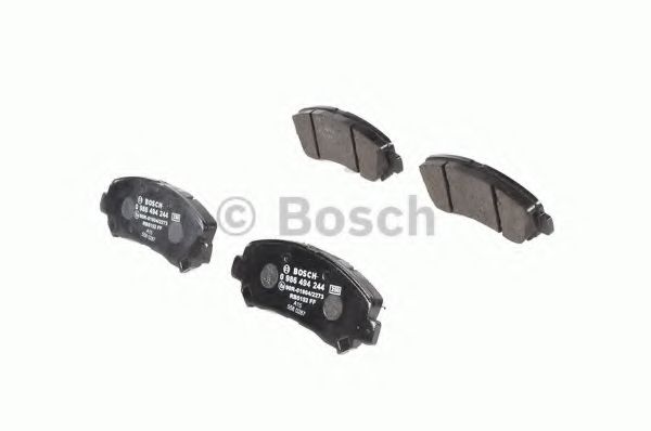 BOSCH - 0 986 494 244 - Комплект тормозных колодок, дисковый тормоз (Тормозная система)