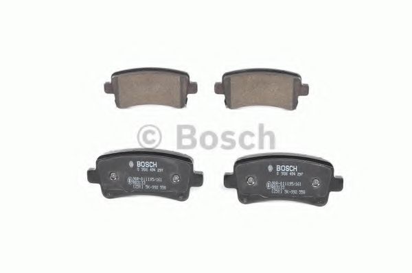 BOSCH - 0 986 494 297 - Комплект тормозных колодок, дисковый тормоз (Тормозная система)