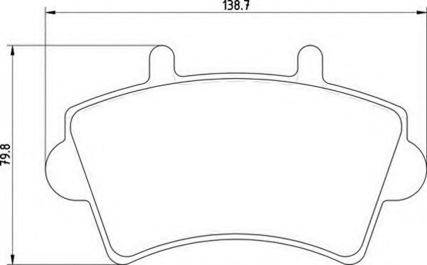 MAGNETI MARELLI - 363700201310 - Комплект тормозных колодок, дисковый тормоз (Тормозная система)