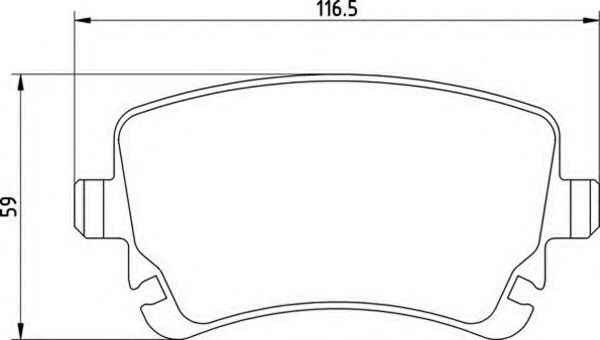 MAGNETI MARELLI - 363700201410 - Комплект тормозных колодок, дисковый тормоз (Тормозная система)