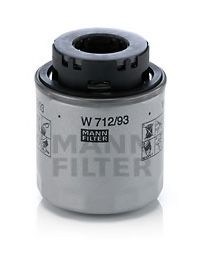 MANN-FILTER - W 712/93 - Масляный фильтр (Смазывание)