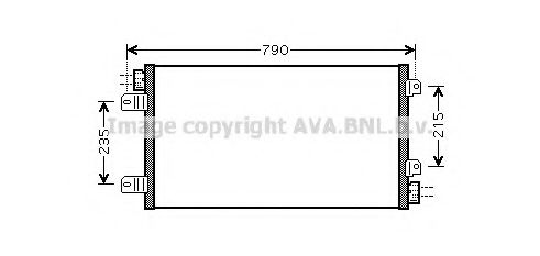 AVA QUALITY COOLING - RTA5342 - Конденсатор, кондиционер (Кондиционер)