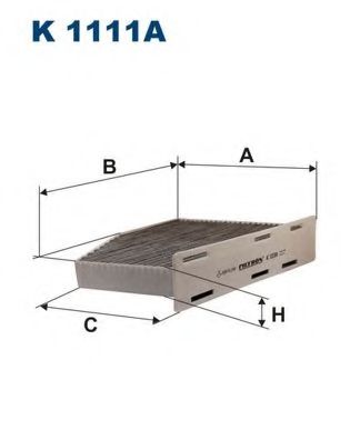 FILTRON - K1111A - Фильтр, воздух во внутренном пространстве (Отопление / вентиляция)