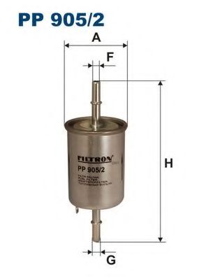 FILTRON - PP905/2 - Топливный фильтр (Система подачи топлива)