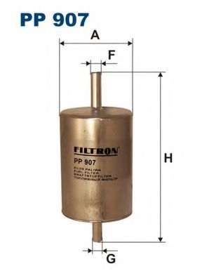 FILTRON - PP907 - Топливный фильтр (Система подачи топлива)