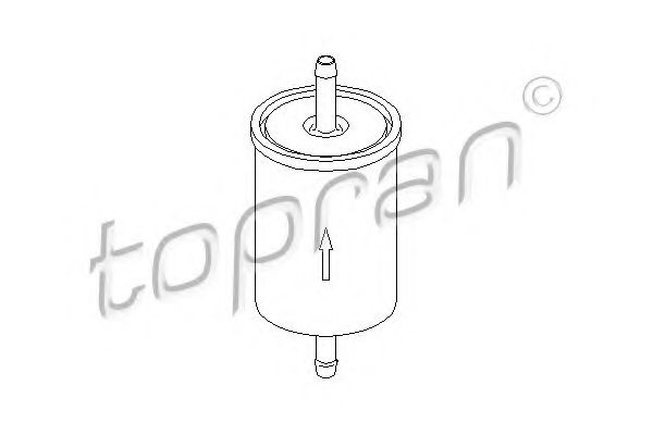 TOPRAN - 201 621 - Топливный фильтр (Система подачи топлива)