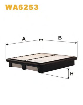 WIX FILTERS - WA6253 - Воздушный фильтр (Система подачи воздуха)