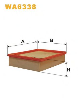 WIX FILTERS - WA6338 - Воздушный фильтр (Система подачи воздуха)
