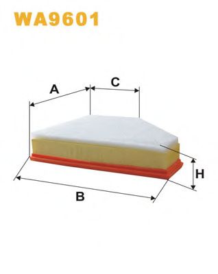 WIX FILTERS - WA9601 - Воздушный фильтр (Система подачи воздуха)