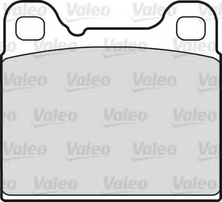 VALEO - 540022 - Комплект тормозных колодок, дисковый тормоз (Тормозная система)