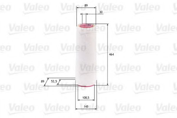 VALEO - 585625 - Воздушный фильтр (Система подачи воздуха)