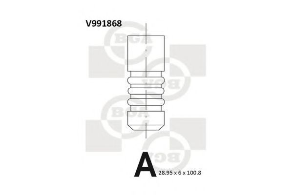 BGA - V991868 - Выпускной клапан (Управление двигателем)