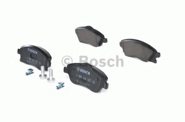 BOSCH - 0 986 424 527 - Комплект тормозных колодок, дисковый тормоз (Тормозная система)