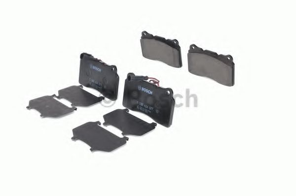 BOSCH - 0 986 424 577 - Комплект тормозных колодок, дисковый тормоз (Тормозная система)