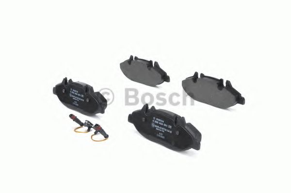 BOSCH - 0 986 494 081 - Комплект тормозных колодок, дисковый тормоз (Тормозная система)