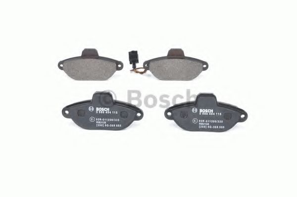 BOSCH - 0 986 494 115 - Комплект тормозных колодок, дисковый тормоз (Тормозная система)