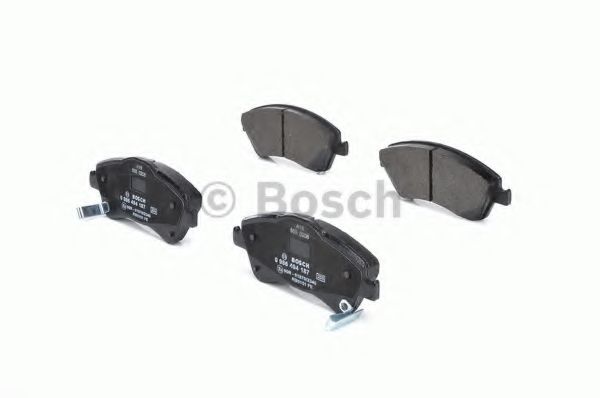 BOSCH - 0 986 494 187 - Комплект тормозных колодок, дисковый тормоз (Тормозная система)