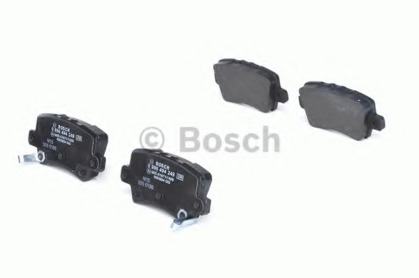 BOSCH - 0 986 494 249 - Комплект тормозных колодок, дисковый тормоз (Тормозная система)