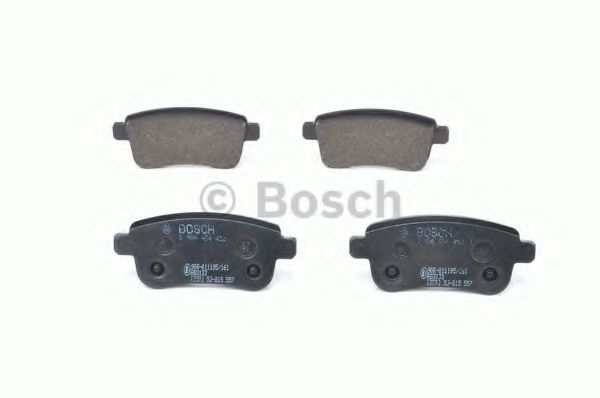 BOSCH - 0 986 494 452 - Комплект тормозных колодок, дисковый тормоз (Тормозная система)