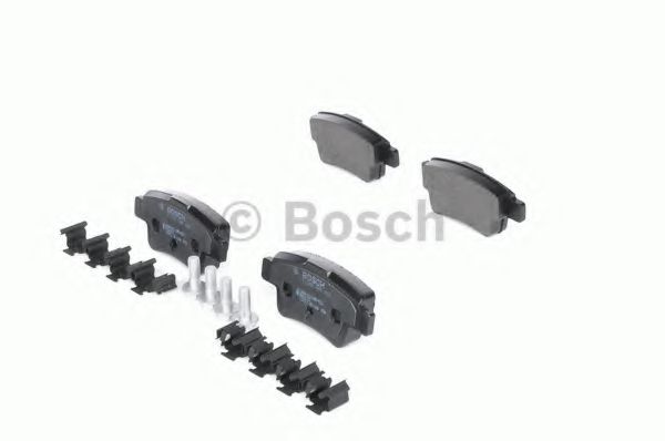 BOSCH - 0 986 494 222 - Комплект тормозных колодок, дисковый тормоз (Тормозная система)