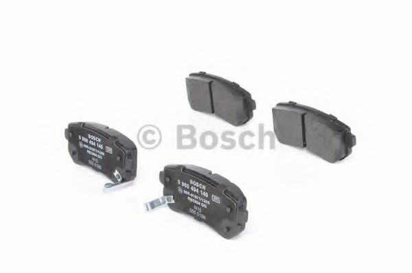 BOSCH - 0 986 494 140 - Комплект тормозных колодок, дисковый тормоз (Тормозная система)