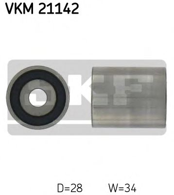 SKF - VKM 21142 - Паразитный / Ведущий ролик, зубчатый ремень (Ременный привод)