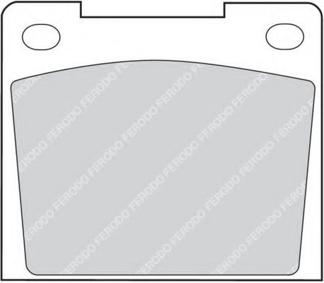 FERODO - FDB811 - Комплект тормозных колодок, дисковый тормоз (Тормозная система)