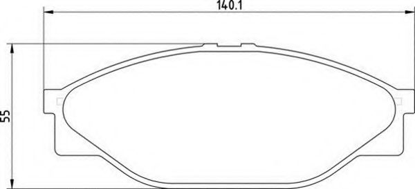 MAGNETI MARELLI - 363700203012 - Комплект тормозных колодок, дисковый тормоз (Тормозная система)