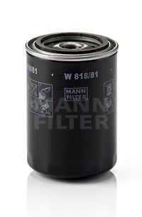 MANN-FILTER - W 818/81 - Масляный фильтр (Смазывание)