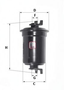 SOFIMA - S 1525 B - Топливный фильтр (Система подачи топлива)