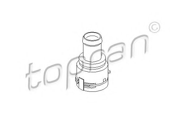 TOPRAN - 111 241 - Фланец охлаждающей жидкости (Охлаждение)