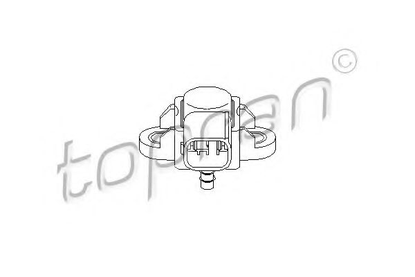 TOPRAN - 401 622 - Датчик, давление во впускной трубе (Приготовление смеси)