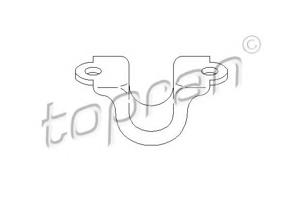 TOPRAN - 113 414 - Кронштейн, подвеска стабилизато (Подвеска колеса)