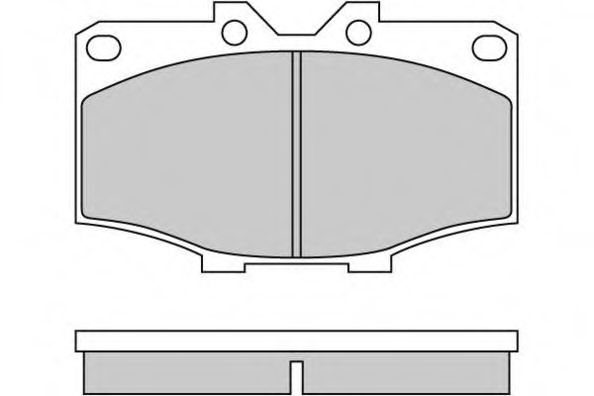 E.T.F. - 12-0242 - Комплект тормозных колодок, дисковый тормоз (Тормозная система)
