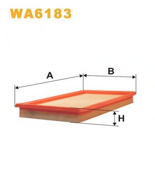 WIX FILTERS - WA6183 - Воздушный фильтр (Система подачи воздуха)