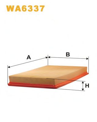 WIX FILTERS - WA6337 - Воздушный фильтр (Система подачи воздуха)