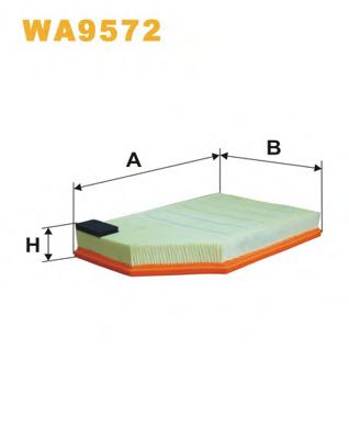 WIX FILTERS - WA9572 - Воздушный фильтр (Система подачи воздуха)