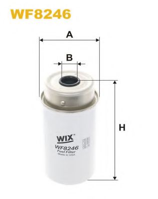 WIX FILTERS - WF8246 - Топливный фильтр (Система подачи топлива)